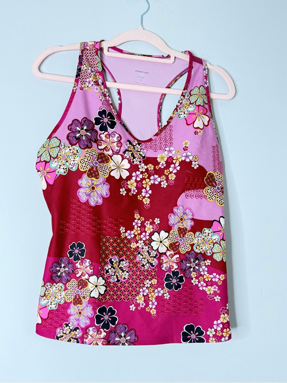 Johnny Was YAMA BEE ACTIVE MESH TANK XL - Picture 3 of 7